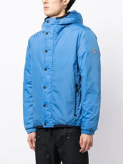 Moncler Mens Rosiere Reversible Padded Jacket Coat Size 4 / XL Blue - Green