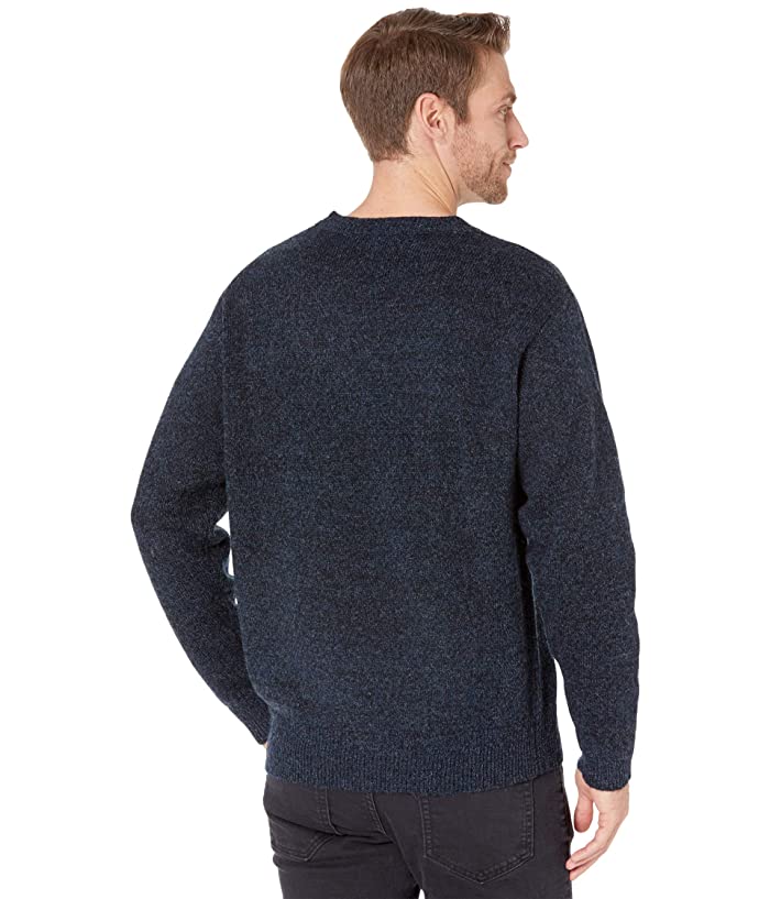 Pendleton Mens Shetland Crewneck Sweater Indigo Heather Blue 2XL