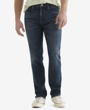 Lucky Brand Men's 223 Straight Fit Stretch Jeans 42 / 30 Ocala Blue