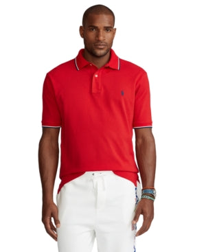 Polo Ralph Lauren Mens Big Tall Mesh Short Sleeve Polo Shirt Rl 2000 Red 4XB
