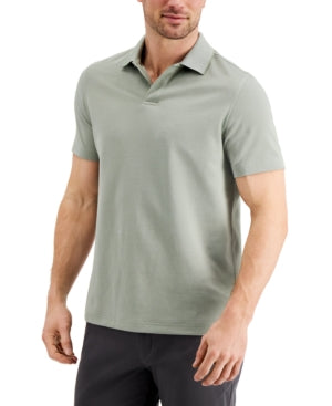 Tasso Elba Men's Short Sleeve Polo Shirt Artichoke Green Large