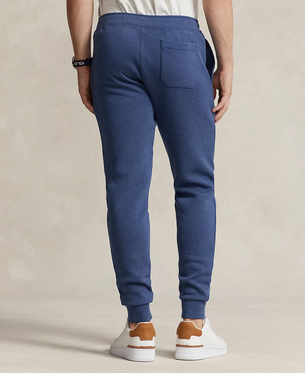 Polo Ralph Lauren Mens Double Knit Jogger Pants Sweatpants Blue Heather XXL