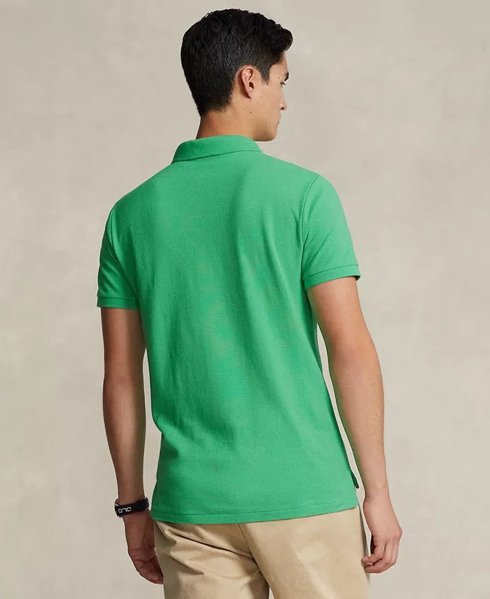 Polo Ralph Lauren Men's Classic Fit Mesh Polo Shirt Kelly Green Large