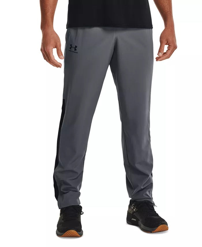 Under Armour Mens Regular fit Track Pants Medium Grey Solid