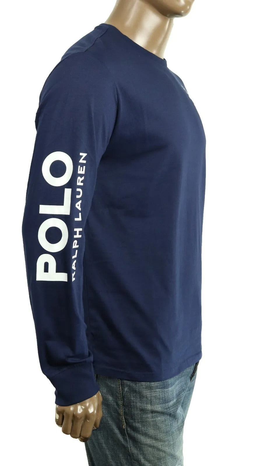 Polo Sport Ralph Lauren Mens Long Sleeve T Shirt Small Navy Blue