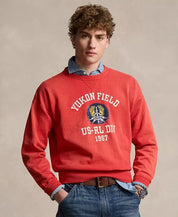 Polo Ralph Lauren Men's Vintage Fit Fleece Graphic Sweatshirt Red Large