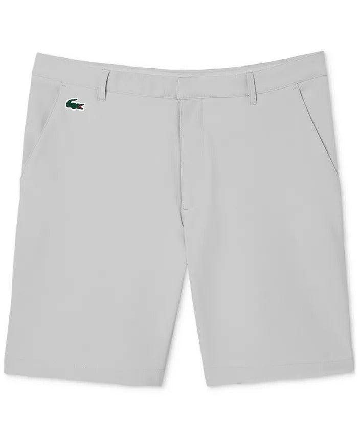 Lacoste Men's Golf Performance 8" Bermuda Shorts Size 38 Grey