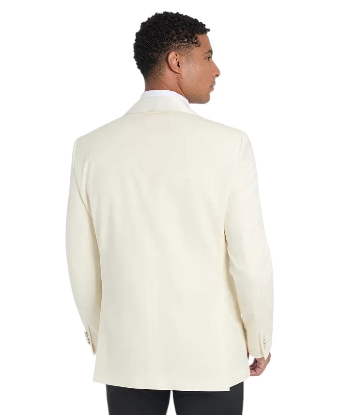 Tommy Hilfiger Mens Modern fit Wool Tuxedo Jacket Blazer 56 L White Solid