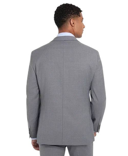 Tommy Hilfiger Mens Modern fit Suit Jacket Blazer 42 R Light Grey Solid Stretch