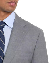 Tommy Hilfiger Mens Modern fit Suit Jacket Blazer 40 R Mid Grey Solid Stretch