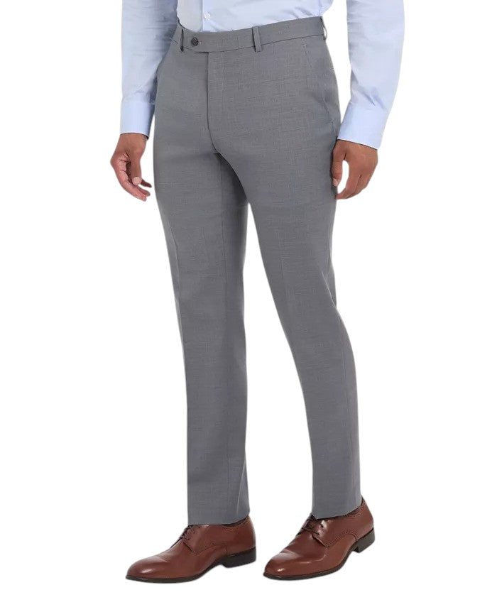 Tommy Hilfiger Mens Modern fit Dress Pants 38 / 30 Pearl Grey Solid