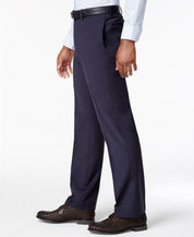Calvin Klein Mens Slim fit Wool Dress Pants 33 / 32 Blue Solid