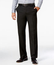Sean John Mens Classic fit Dress Pants 34 / 30 Black Solid