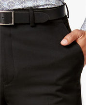 Sean John Mens Classic fit Dress Pants 34 / 30 Black Solid