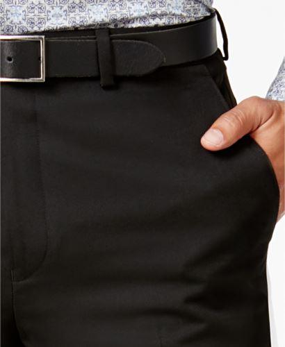 Sean John Mens Classic fit Dress Pants 34 / 34 Black Solid