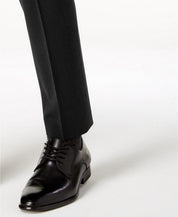 Calvin Klein Mens Skinny fit Dress Pants 40 / 32 Black Solid Stretch