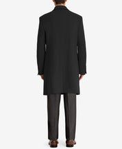 Lauren Ralph Lauren Mens Classic fit Overcoat Coat 38 R Black Solid