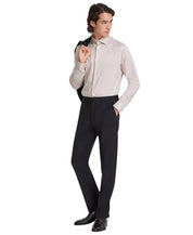 Calvin Klein Mens Slim fit Wool Dress Pants 34 / 32 Black Solid