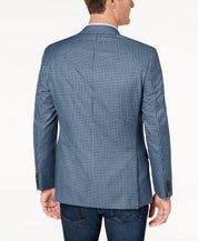 Michael Kors Men's Blue Check Blazer Size 40S