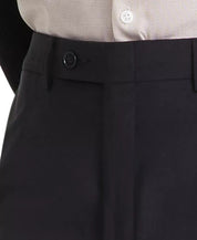 Calvin Klein Mens Slim fit Wool Dress Pants 42 / 30 Black Solid