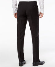 Calvin Klein Mens Slim fit Tuxedo Dress Pants 33 / 32 Black Solid Stretch