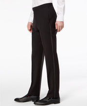 Calvin Klein Mens Slim fit Tuxedo Dress Pants 33 / 30 Black Solid Stretch
