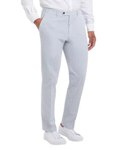 Tommy Hilfiger Mens Modern fit Seersucker Dress Pants 44 / 32 Blue Striped