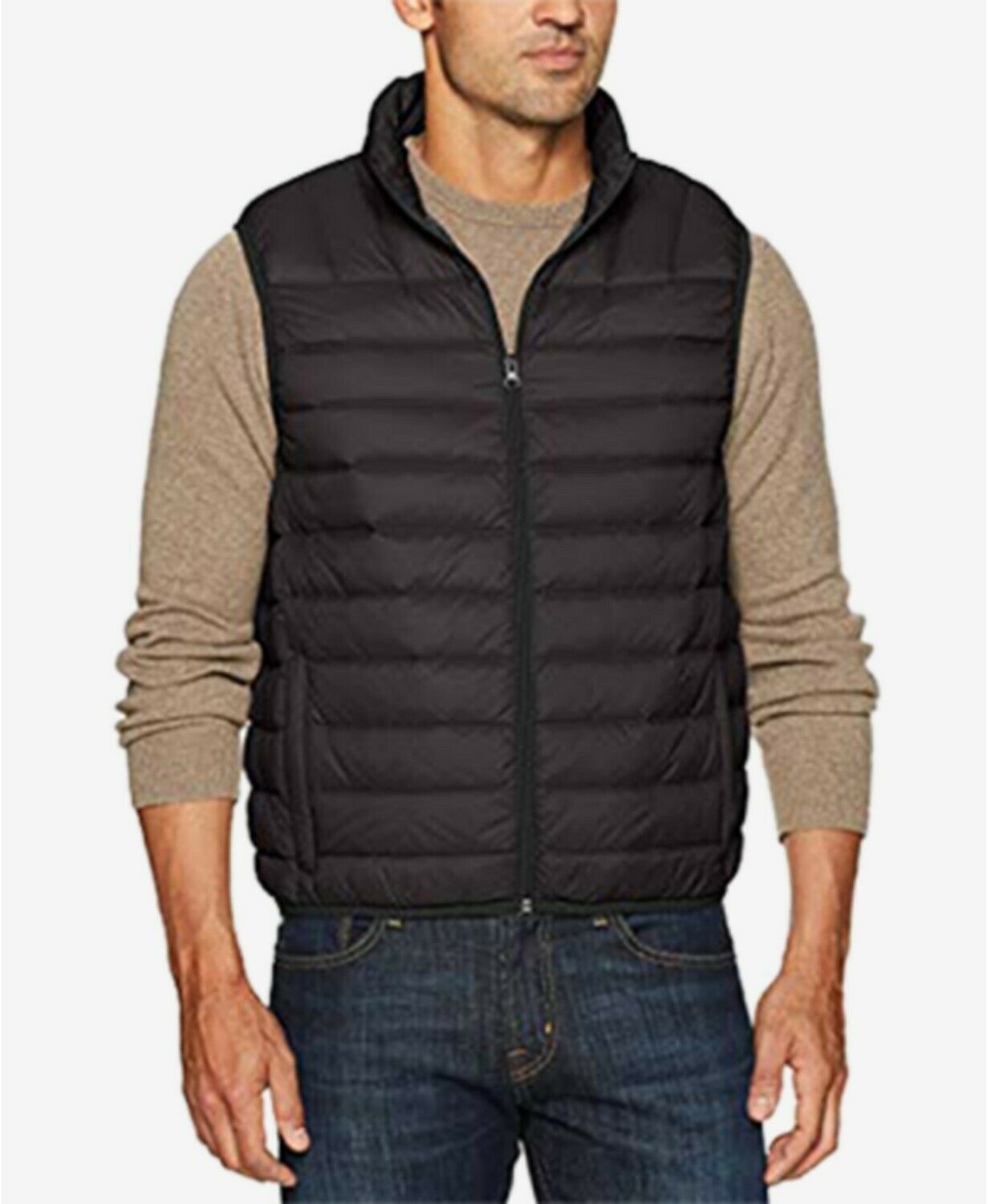 Hawke Co. Mens Packable Down Puffer Vest Black Large