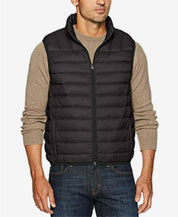 Hawke Co. Mens Packable Puffer Vest Black Small