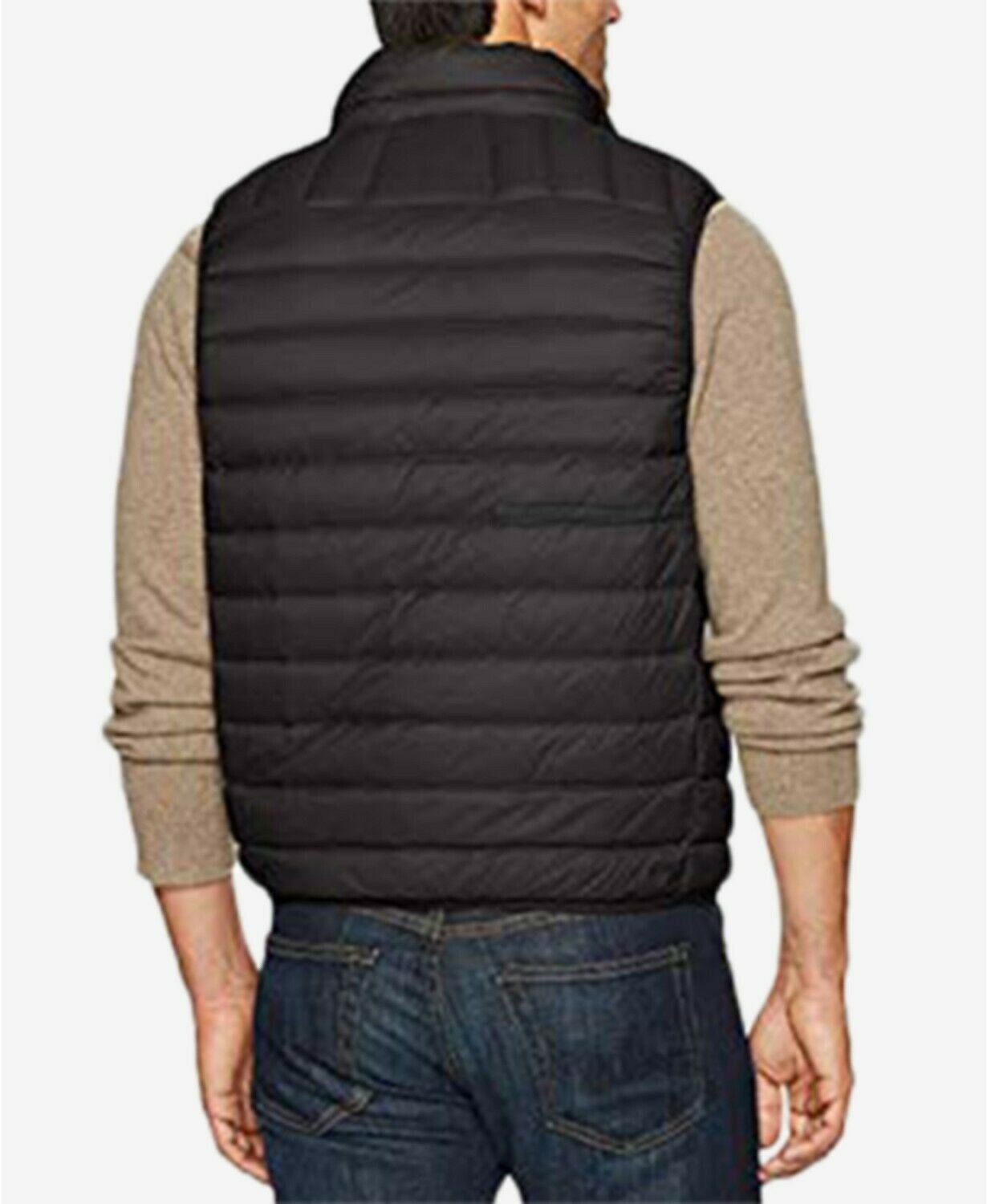 Hawke Co. Mens Packable Puffer Vest Black Small