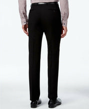 Calvin Klein Mens Slim fit Dress Pants 31 / 30 Black Solid
