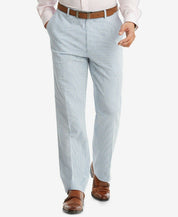 Tommy Hilfiger Men Modern fit Dress Pants 38 / 32 Light Blue Striped Stretch