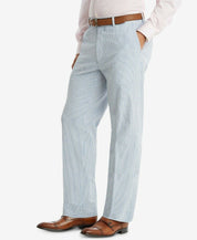 Tommy Hilfiger Men Modern fit Dress Pants 38 / 32 Light Blue Striped Stretch