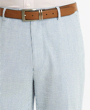 Tommy Hilfiger Men Modern fit Dress Pants 38 / 32 Light Blue Striped Stretch
