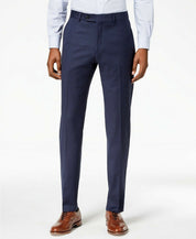 Tommy Hilfiger Mens Modern fit Dress Pants 32 / 32 Navy Blue Solid Stretch