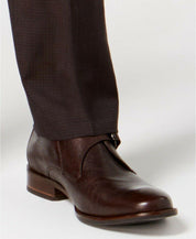 Calvin Klein Men's Slim Fit Solid Dress Pants Brown Check 34 x 30