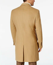 Lauren Ralph Lauren Mens Classic fit Overcoat Coat 36 L Beige Solid