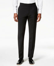 Tommy Hilfiger Mens Modern fit Wool Tuxedo Pants 42 / 34 Black Solid