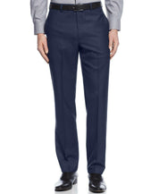 Calvin Klein Mens Slim fit Dress Pants 44 / 30 Navy Blue Solid