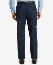 Tommy Hilfiger Men's Plaid Stretch Suit Dress Pants Blue 38 X 30