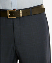Tommy Hilfiger Men's Blue Plaid Stretch Suit Pants 36 x 30