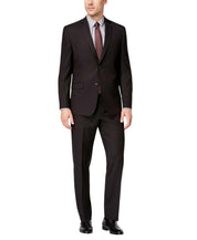 Marc New York Mens Modern fit 2 Piece Suit 48 R / 42 Waist Black Solid Stretch