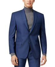 Andrew Marc Mens Modern Fit Suit Jacket 40 Short Blue CASS2MBV0128