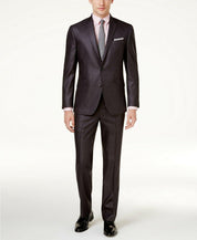 Kenneth Cole Mens Slim fit Suit Jacket Blazer 36 S Gun Metal Grey Stretch