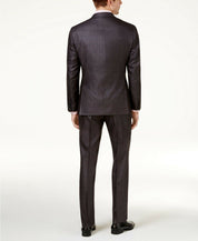 Kenneth Cole Mens Slim fit Suit Jacket Blazer 48 R Gun Metal Grey Stretch