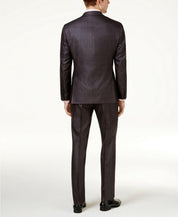 Kenneth Cole Mens Slim fit Suit Jacket Blazer 36 S Gun Metal Grey Stretch