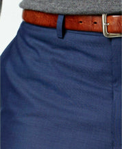 Marc New York Mens Modern fit 2 Piece Suit 42 L / 35 Waist Blue Solid Stretch