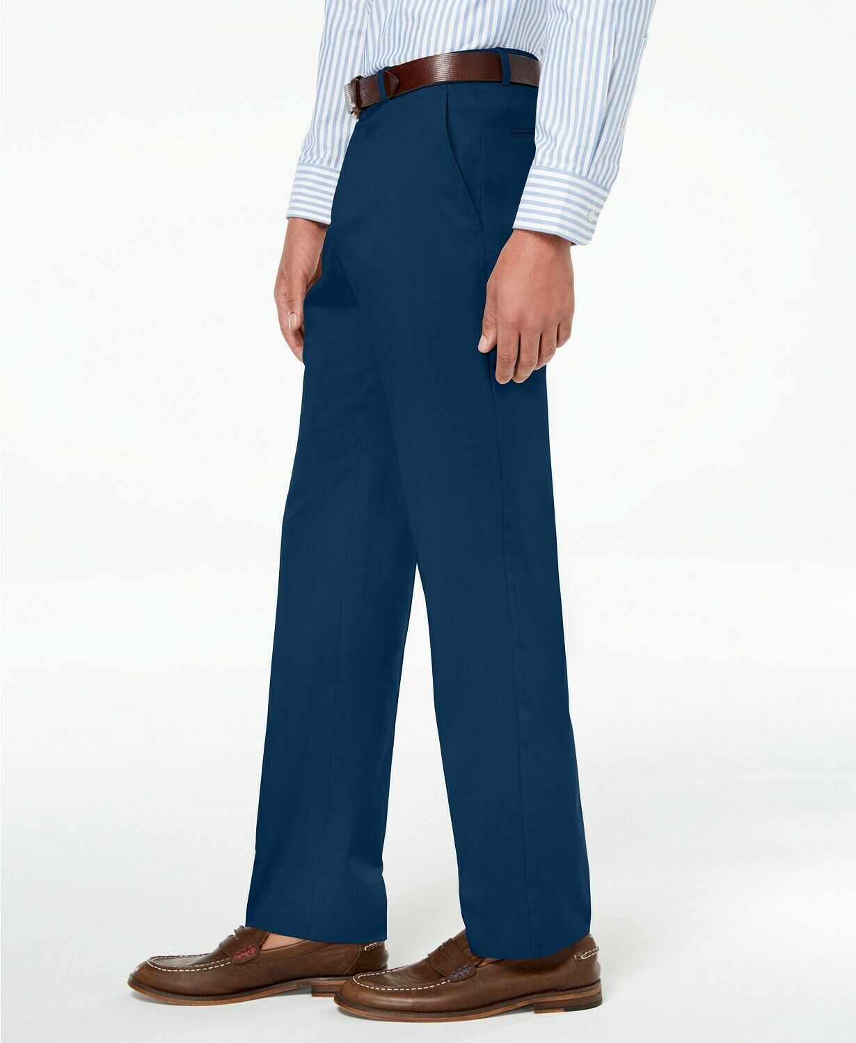 Tommy Hilfiger Mens Modern fit Dress Pants 34 / 32 Navy  Blue Solid