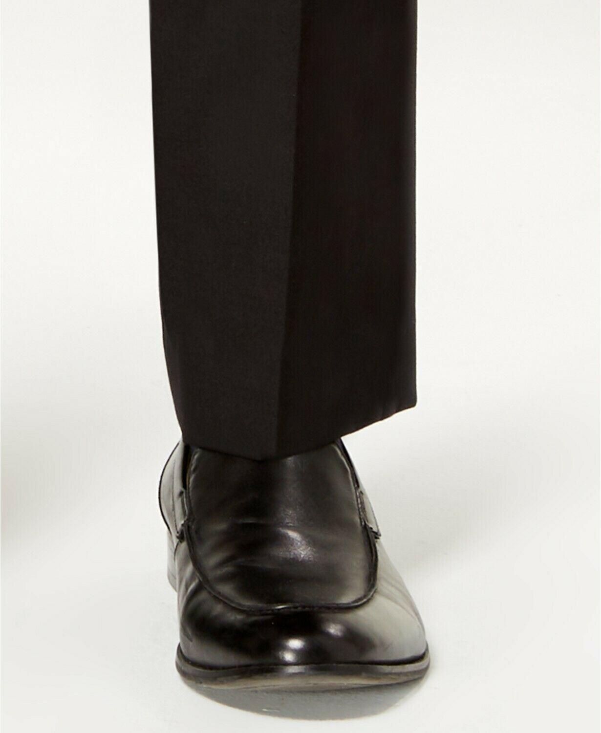 Michael Kors Mens Classic fit Dress Pants 30 / 32 Black Solid