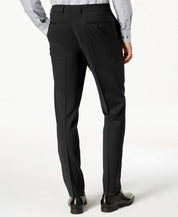 Calvin Klein Mens Skinny fit Dress Pants 30 / 29 Black Solid Stretch